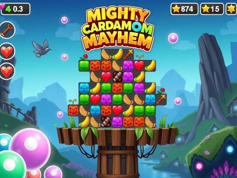 Mighty Cardamom Mayhem Game Screenshot